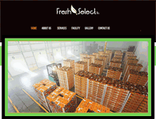 Tablet Screenshot of freshselectllc.com